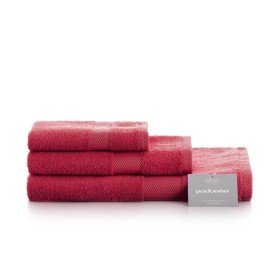 Ensemble de serviettes de toilette Paduana Bordeaux 3 Pièces de Paduana, Serviettes de bain - Réf : D1608139, Prix : 20,52 €,...