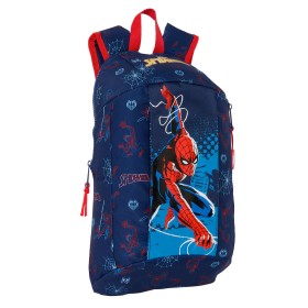 Sac à dos Spider-Man Neon Mini Blue marine 22 x 39 x 10 cm de Spider-Man, Sacs à dos enfant - Réf : S4309618, Prix : 9,93 €, ...