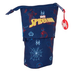 Estuche Cubilete Spider-Man Neon Azul marino 8 x 19 x 6 cm de Spider-Man, Estuches - Ref: S4309623, Precio: 6,52 €, Descuento: %