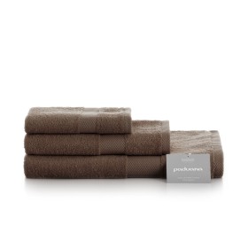 Towel set Paduana Brown 3 Pieces by Paduana, Towels - Ref: D1608146, Price: 16,49 €, Discount: %