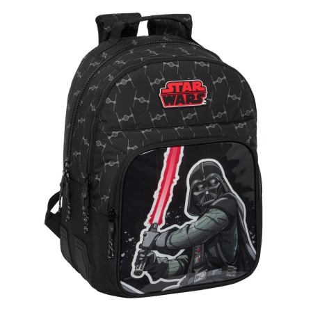 School Bag Star Wars The fighter Black 32 x 42 x 15 cm by Star Wars, Children's Backpacks - Ref: S4309663, Price: 18,22 €, Di...