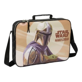 School Satchel The Mandalorian This is the way Brown Black 38 x 28 x 6 cm by The Mandalorian, Children's Backpacks - Ref: S43...