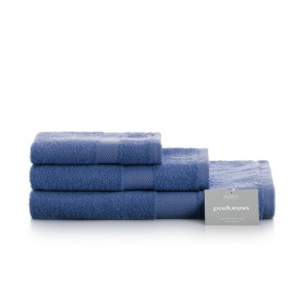 Ensemble de serviettes de toilette Paduana Bleu 3 Pièces de Paduana, Serviettes de bain - Réf : D1608149, Prix : 16,49 €, Rem...