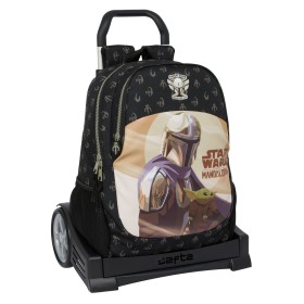 Trolley per la Scuola The Mandalorian This is the way Nero 32 x 44 x 16 cm di The Mandalorian, Zainetti per bambini - Rif: S4...