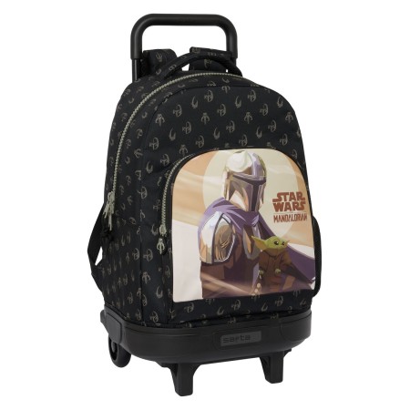 Trolley per la Scuola The Mandalorian This is the way Nero 33 X 45 X 22 cm di The Mandalorian, Zainetti per bambini - Rif: S4...