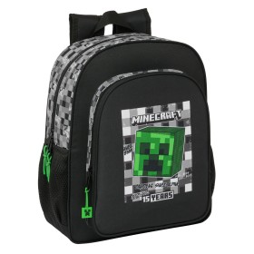 Schulrucksack Minecraft Schwarz Grau 32 X 38 X 12 cm von Minecraft, Kinderrucksäcke - Ref: S4309686, Preis: 34,96 €, Rabatt: %