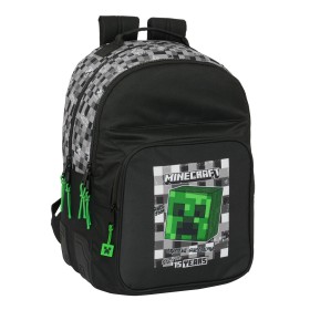 School Bag Minecraft Black Green Grey 32 x 42 x 15 cm by Minecraft, Children's Backpacks - Ref: S4309690, Price: 49,77 €, Dis...