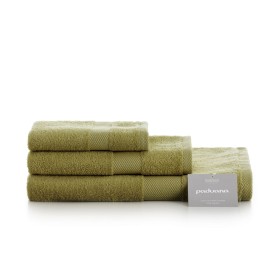 Ensemble de serviettes de toilette Paduana Vert 3 Pièces de Paduana, Serviettes de bain - Réf : D1608152, Prix : 16,49 €, Rem...