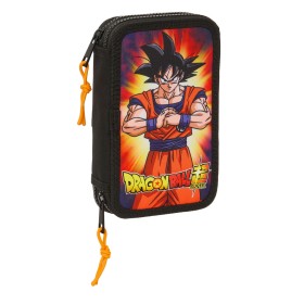 Estojo Duplo Dragon Ball Preto 12.5 x 19.5 x 4 cm 28 Peças de Dragon Ball, Estojos - Ref: S4309735, Preço: 19,86 €, Desconto: %