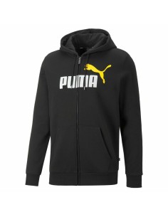 Felpa con Cappuccio Uomo Puma Essentials Two Tone Nero da Puma, Uomo - Ref: S6465259, Precio: 47,61 €, Descuento: %