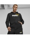 Sudadera con Capucha Hombre Puma Essentials Two Tone Negro | Tienda24 Tienda24.eu