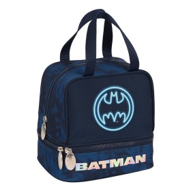 Sac à goûter Batman Legendary Blue marine 20 x 20 x 15 cm de Batman, Stockage des aliments - Réf : S4309751, Prix : 9,83 €, R...