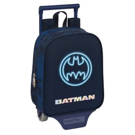 Schulrucksack mit Rädern Batman Legendary Marineblau 22 x 27 x 10 cm von Batman, Kinderrucksäcke - Ref: S4309758, Preis: 11,5...