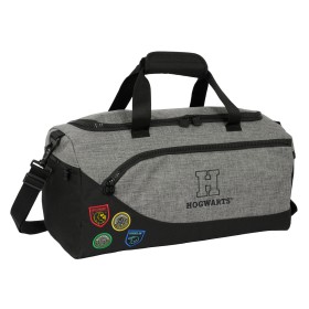 Sac de sport Harry Potter House of champions Noir Gris 50 x 25 x 25 cm de Harry Potter, Sacs de sport enfant - Réf : S4309784...