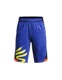 Calções de Desporto Infantis Under Armour Curry Splash Basquetebol Azul | Tienda24 Tienda24.eu