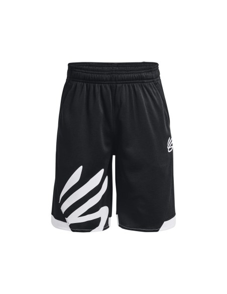 Calções de Desporto Infantis Under Armour Curry Splash Preto | Tienda24 Tienda24.eu