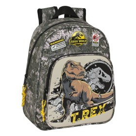 School Bag Jurassic World Warning Grey 27 x 33 x 10 cm by Jurassic World, Children's Backpacks - Ref: S4309804, Price: 25,16 ...