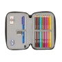 Plumier double Paul Frank Join the fun Noir 12.5 x 19.5 x 4 cm (28 Pièces) de Paul Frank, Trousses - Réf : S4309819, Prix : 1...