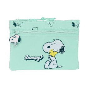 School Case Snoopy Groovy Green 23 x 16 x 3 cm by Snoopy, Pencil cases - Ref: S4309836, Price: 7,37 €, Discount: %