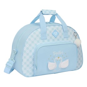 Sac de sport Glow Lab Cisnes Bleu clair 48 x 33 x 21 cm de Glow Lab, Sacs de sport enfant - Réf : S4309886, Prix : 17,38 €, R...