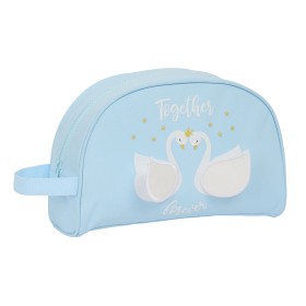 Trousse de Toilette Glow Lab Cisnes Bleu clair 28 x 18 x 10 cm de Glow Lab, Vanity - Réf : S4309887, Prix : 8,24 €, Remise : %