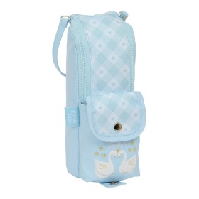 School Case Glow Lab Cisnes Light Blue 6 x 21 x 6 cm by Glow Lab, Pencil cases - Ref: S4309906, Price: 7,39 €, Discount: %