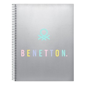 Agenda Benetton Silver Argentato A4 120 Fogli di Benetton, Libri di esercizi e attività - Rif: S4309925, Prezzo: 6,62 €, Scon...