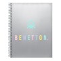 Notizbuch Benetton Silver Silberfarben A4 120 Blatt von Benetton, Schulhefte - Ref: S4309925, Preis: 6,62 €, Rabatt: %