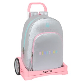 Cartable à roulettes Benetton Silver Rembourré Argenté 30 x 46 x 14 cm de Benetton, Sacs à dos enfant - Réf : S4309945, Prix ...