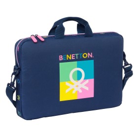 Laptoptasche Benetton Cool Marineblau 40 x 27 x 4 cm von Benetton, Taschen und Hülle für Laptops und Netbooks - Ref: S4309959...