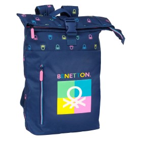 Mochila para notebook Benetton Cool Azul Marinho 28 x 42 x 13 cm de Benetton, Bolsas e capas para computadores portáteis e ne...