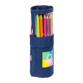 Plumier Benetton Cool Azul marino 7 x 20 x 7 cm Enrollable 27 Piezas de Benetton, Estuches - Ref: S4309973, Precio: 9,74 €, D...