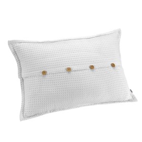 Fodera per cuscino Alexandra House Living Banús Bianco 50 x 75 cm di Alexandra House Living, Copricuscini e federe - Rif: D16...