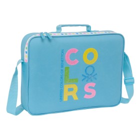 Cartera Escolar Benetton Spring Azul cielo 38 x 28 x 6 cm de Benetton, Mochilas infantiles - Ref: S4309993, Precio: 10,72 €, ...