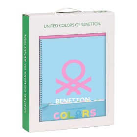 Ensemble de Papeterie Benetton Spring Celeste A4 3 Pièces de Benetton, Kits de fournitures scolaires - Réf : S4309996, Prix :...