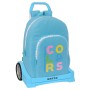 School Rucksack with Wheels Benetton Spring Sky blue 30 x 46 x 14 cm by Benetton, Children's Backpacks - Ref: S4310010, Price...