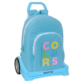 Trolley per la Scuola Benetton Spring Blu cielo 30 x 46 x 14 cm di Benetton, Zainetti per bambini - Rif: S4310010, Prezzo: 33...