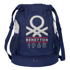 Rucksack für Kinder Benetton Varsity Grau Marineblau 35 x 40 x 1 cm von Benetton, Schulranzen - Ref: S4310019, Preis: 16,98 €...