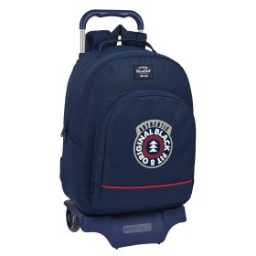 School Rucksack with Wheels BlackFit8 Navy Blue 32 x 42 x 15 cm by BlackFit8, Children's Backpacks - Ref: S4310040, Price: 20...