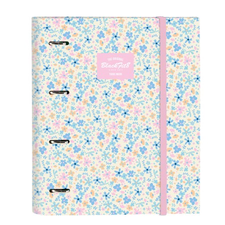 Reliure à anneaux BlackFit8 Blossom Multicouleur 27 x 32 x 3.5 cm de BlackFit8, Classeurs - Réf : S4310069, Prix : 8,08 €, Re...