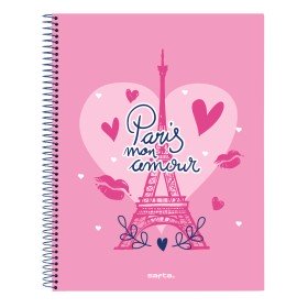 Carnet Safta Paris Rose Blue marine A4 120 Volets de Safta, Cahiers - Réf : S4310101, Prix : 6,06 €, Remise : %