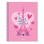 Agenda Safta Paris Rosa Blu Marino A4 120 Fogli | Tienda24 - Global Online Shop Tienda24.eu