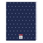 Agenda Safta Paris Rosa Blu Marino A4 120 Fogli | Tienda24 - Global Online Shop Tienda24.eu