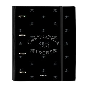 Carpeta de anillas Safta California Negro 27 x 32 x 3.5 cm de Safta, Archivadores - Ref: S4310113, Precio: 8,08 €, Descuento: %