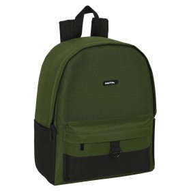 Laptop Backpack Safta Dark Forest Black Green 31 x 40 x 16 cm by Safta, Bags and covers for laptops and netbooks - Ref: S4310...