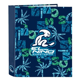 Ring binder El Niño Glassy Navy Blue A4 27 x 33 x 6 cm by El Niño, Filing cabinets - Ref: S4310182, Price: 5,72 €, Discount: %