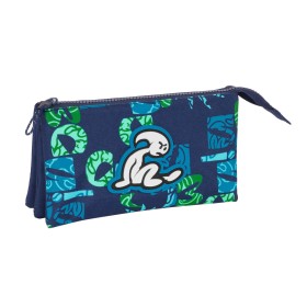 Trousse Fourre-Tout Triple El Niño Glassy Blue marine 22 x 12 x 3 cm de El Niño, Trousses - Réf : S4310188, Prix : 7,95 €, Re...