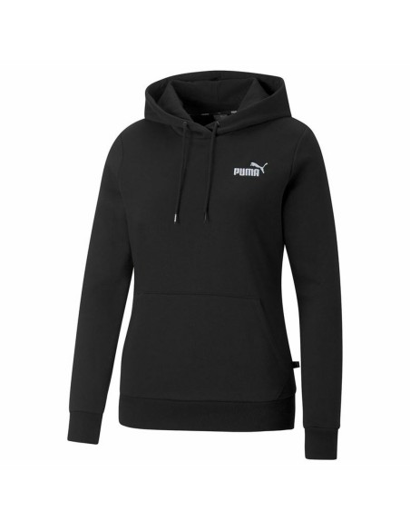 Sudadera con Capucha Mujer Puma Negro | Tienda24 Tienda24.eu