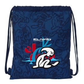 Backpack with Strings El Niño Paradise Navy Blue 35 x 40 x 1 cm by El Niño, School Bags - Ref: S4310208, Price: 8,63 €, Disco...