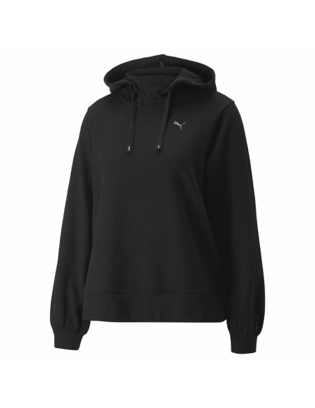 Sudadera con Capucha Mujer Puma Negro | Tienda24 Tienda24.eu